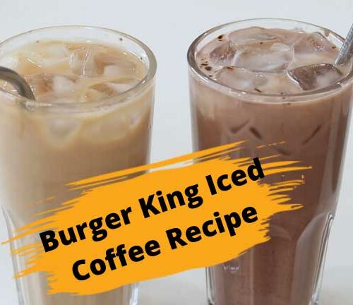 Burger King BK Café Iced Coffee Drinks