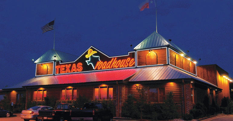 Texas Roadhouse menu with prices