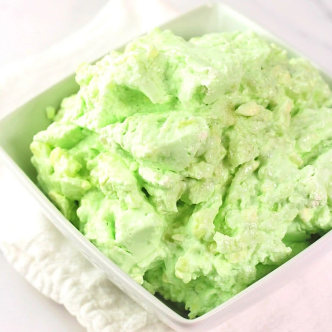 Cottage Cheese Salad with Lime Jello